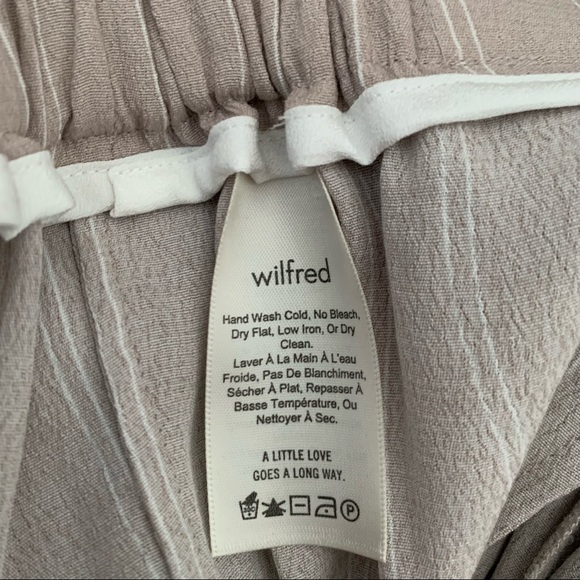 Wilfred Faun Pinstripe Wide-Leg Pant - Picture 6 of 9